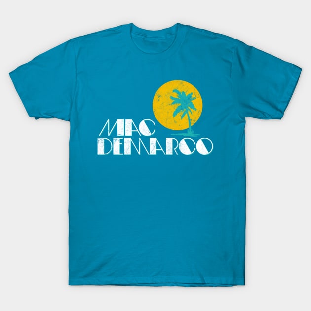 Mac DeMarco - Original Retro Faded Design T-Shirt by DankFutura